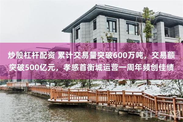 炒股杠杆配资 累计交易量突破600万吨，交易额突破500亿元，孝感首衡城运营一周年频创佳绩