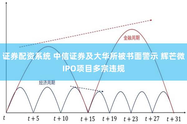证券配资系统 中信证券及大华所被书面警示 辉芒微IPO项目多宗违规